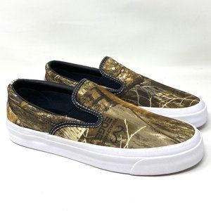 Converse Shoes Womens Size ONE STAR CC SLIP P Brown Canvas Skate Sneaker 168663C